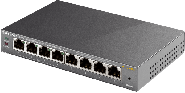Комутатор, 8-портовий, гігабітний Ethernet, PoE