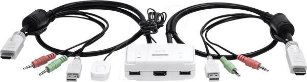 2-портовий HDMI KVM-перемикач