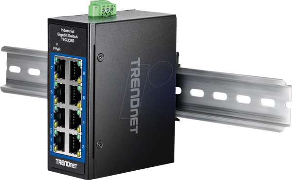 Комутатор, 8-портовий, гігабітний Ethernet