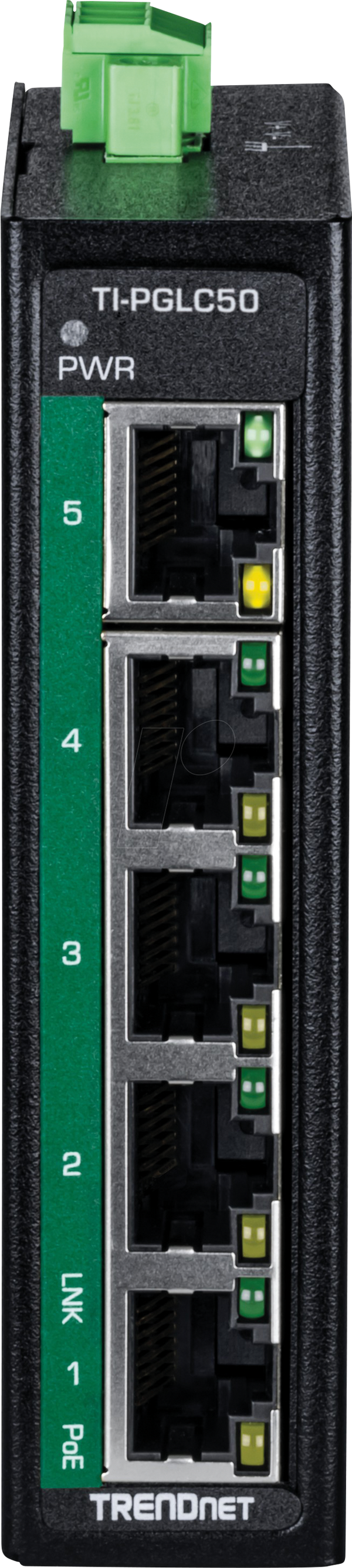 Комутатор, 5-портовий, гігабітний Ethernet, PoE+