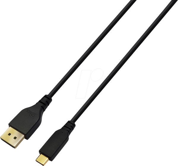 Штекер USB-C до штекера DP, DP 1.4, 8K@60 Гц, 2 м