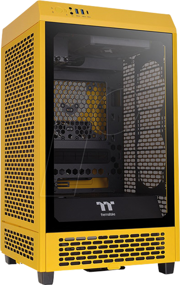 Thermaltake The Tower 200 Bumblebee Mini-ITX, жовтий