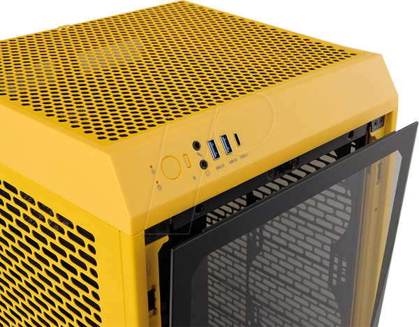 Thermaltake The Tower 200 Bumblebee Mini-ITX, жовтий
