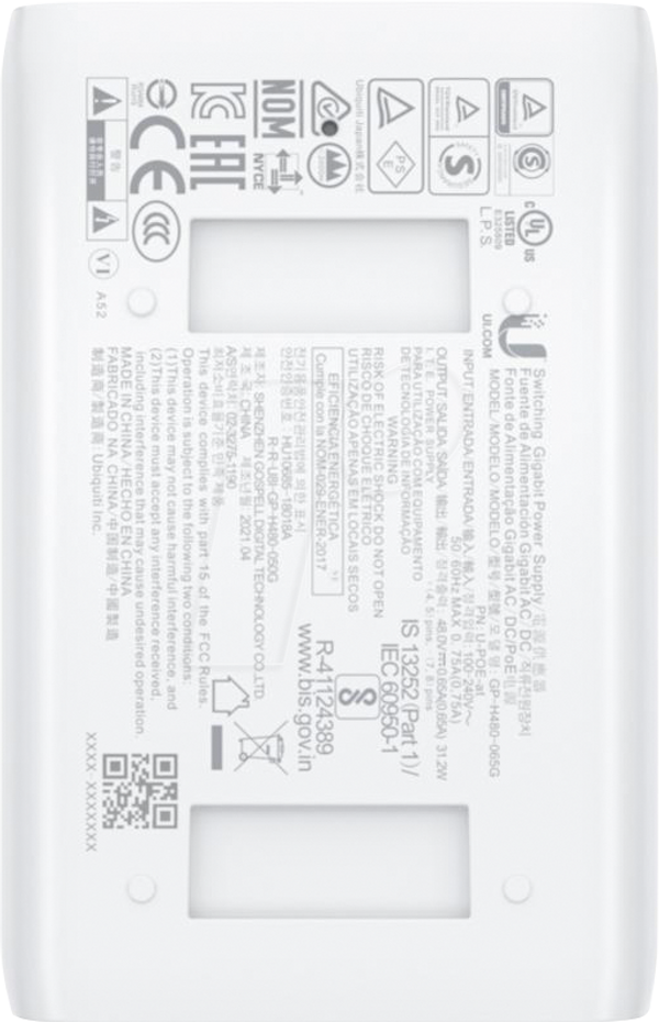 Адаптер живлення через Ethernet (PoE), 48 В, 30 Вт