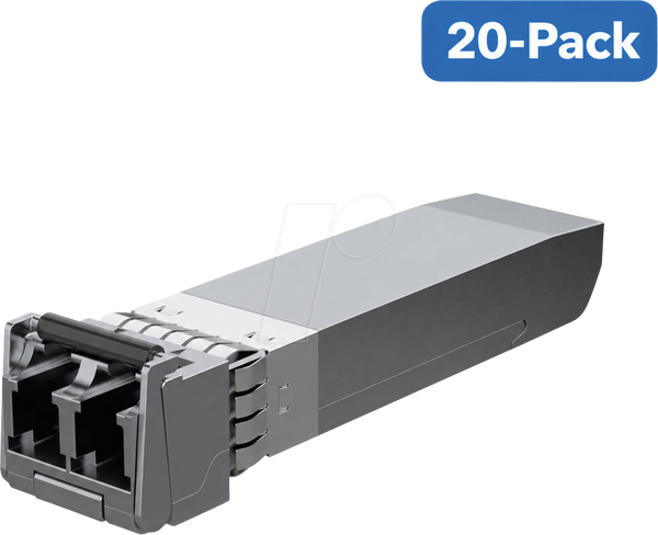 SFP+ приймач-передавач, 10 Гбіт/с, багатомодовий, упаковка з 20 штук