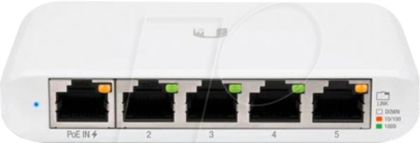 Комутатор, 5-портовий, гігабітний Ethernet, 1x PoE