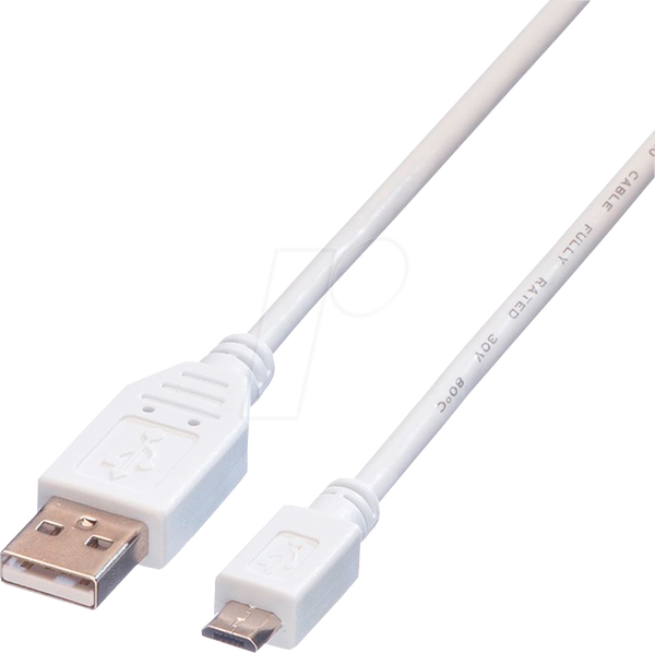 Кабель USB 2.0, роз'єм USB-A на роз'єм Micro USB-B, 3,0 м
