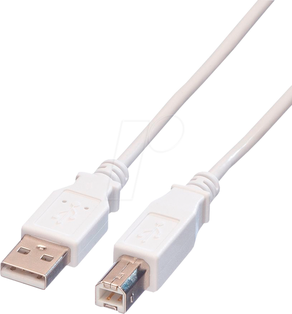 Кабель USB 2.0, роз'єм USB-A - роз'єм USB-B, 0,8 м