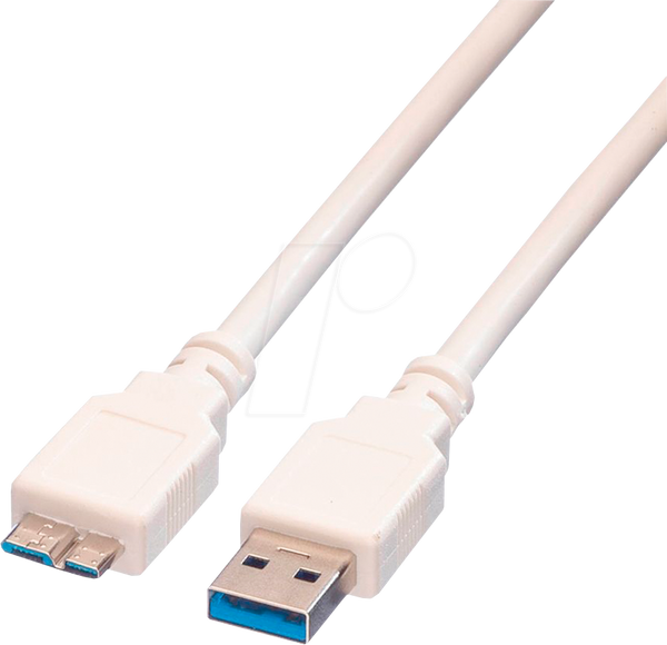 Кабель USB 3.0, роз'єм USB-A на роз'єм Micro USB-B, 0,15 м