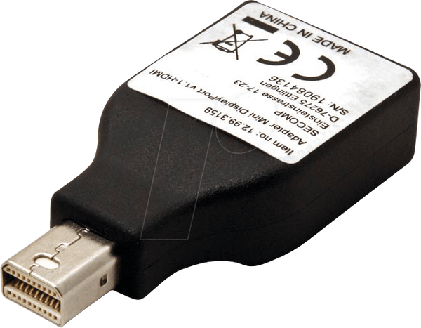 Адаптер DisplayPort, роз'єм mini DP до порту HDMI