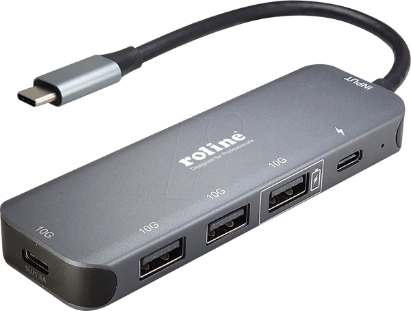 USB 3.1, 4-портовий концентратор, 3xA, 1xC, кабель USB-C