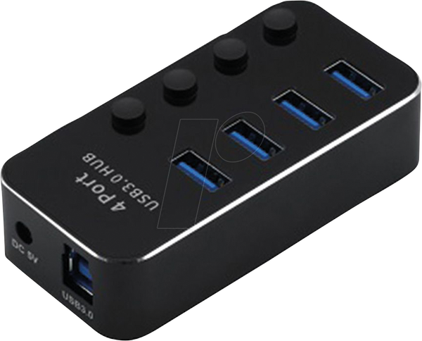 USB 3.0, 4-портовий концентратор, перемикач