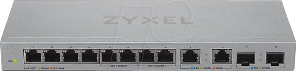 Комутатор, 12-портовий, гігабітний Ethernet