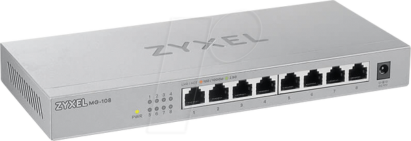 Комутатор, 8-портовий, 2,5 гігабітний Ethernet