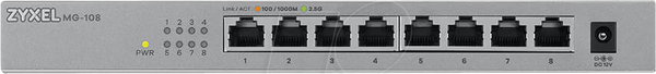 Комутатор, 8-портовий, 2,5 гігабітний Ethernet