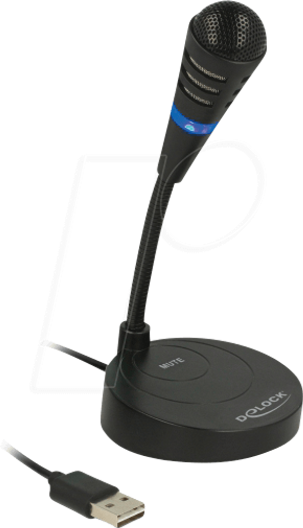 USB-мікрофон, база, сенсорна кнопка вимкнення звуку