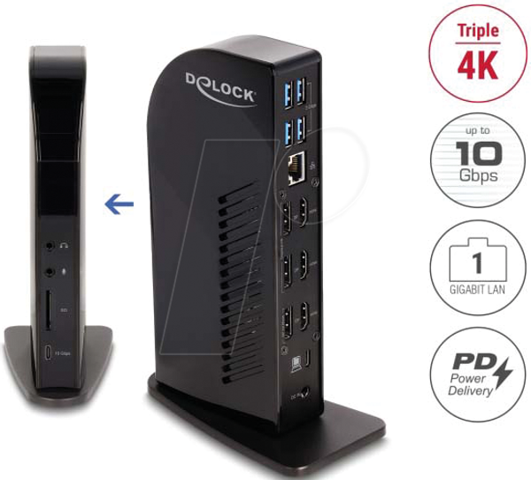 Док-станція/реплікатор портів, USB 3.2, Gen 2, Type-C