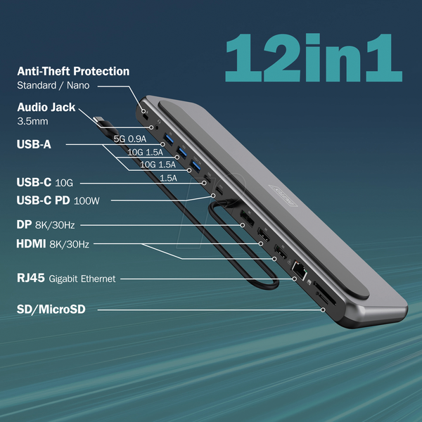Док-станція/реплікатор портів, USB-C