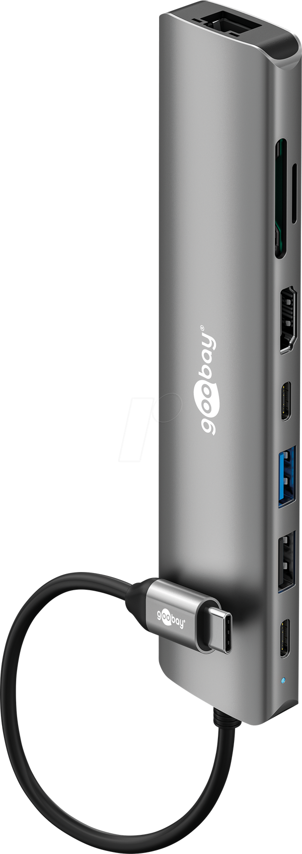 Мультипортовий адаптер USB-C, HDMI, Ethernet, USB типу A, USB типу C