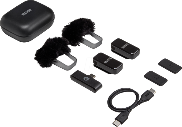 Микрофонная система для смартфонов, USB-C, черная