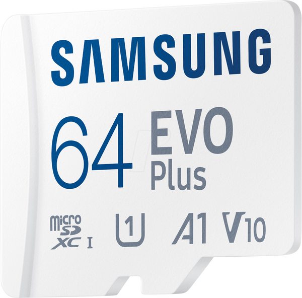 Карта пам'яті microSDXC 64 ГБ, Samsung, EVO Plus