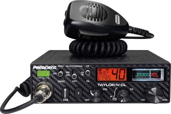 Радіоприймач, Taylor IV CL, 80/40 каналів, чорний