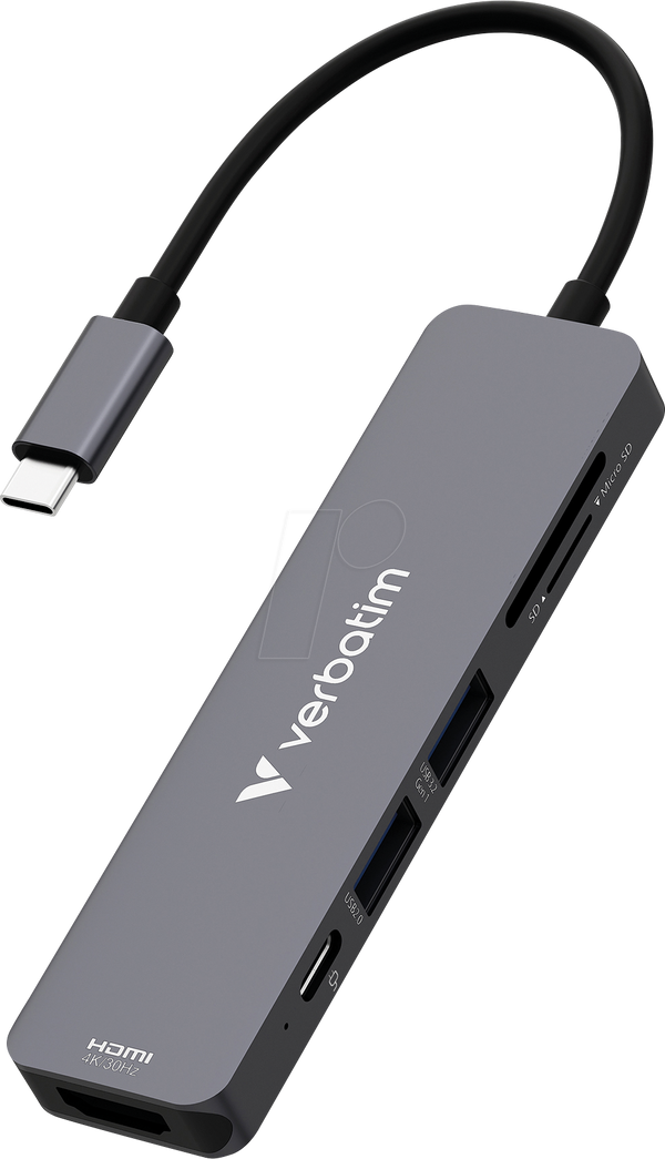 Док-станція, USB-C, 6 портів