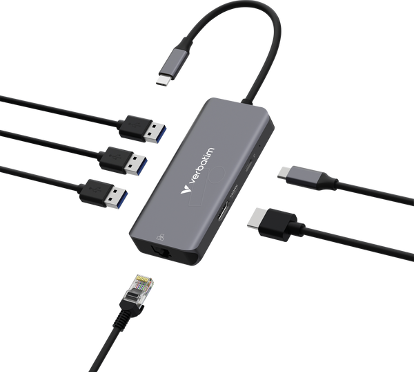 Док-станція, USB-C, 6 портів