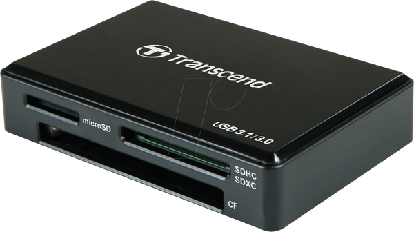 Зовнішній зчитувач карток, USB 3.1, Type-C, SD, MicroSD, Compact Fla