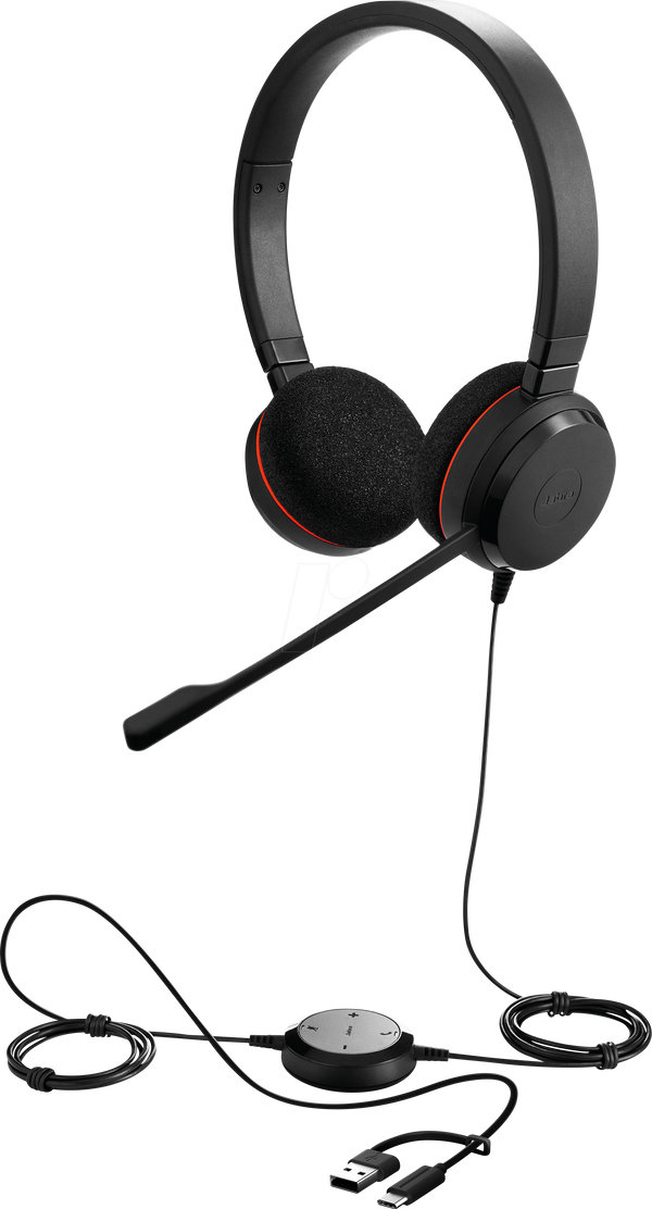 Гарнітура, Evolve 20, стерео MS, USB-адаптер C/A
