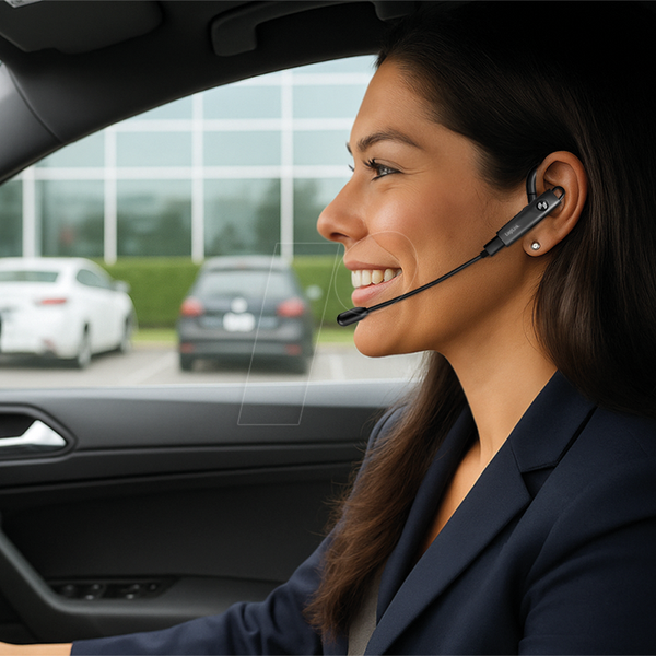 Гарнітура, заушне кріплення, Bluetooth, моно, чорна
