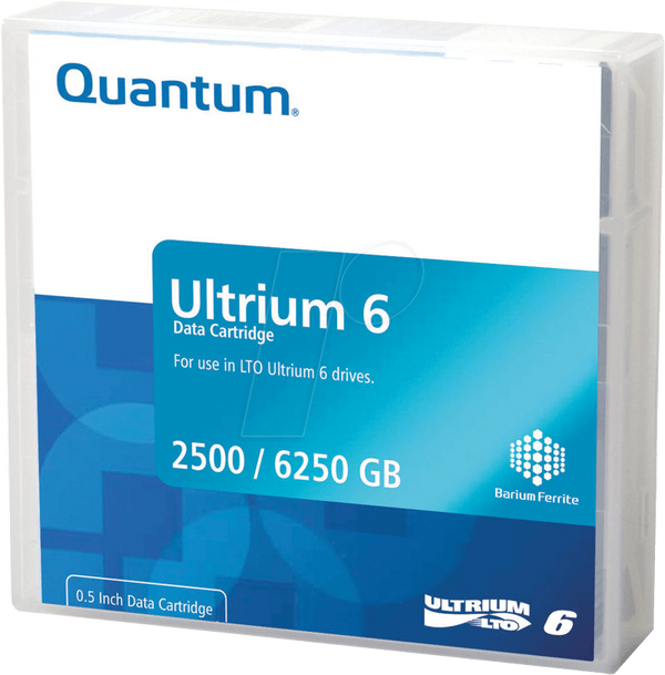 Лента LTO ULTRIUM 6, 2,5 ТБ (6,25 ТБ), Quantum
