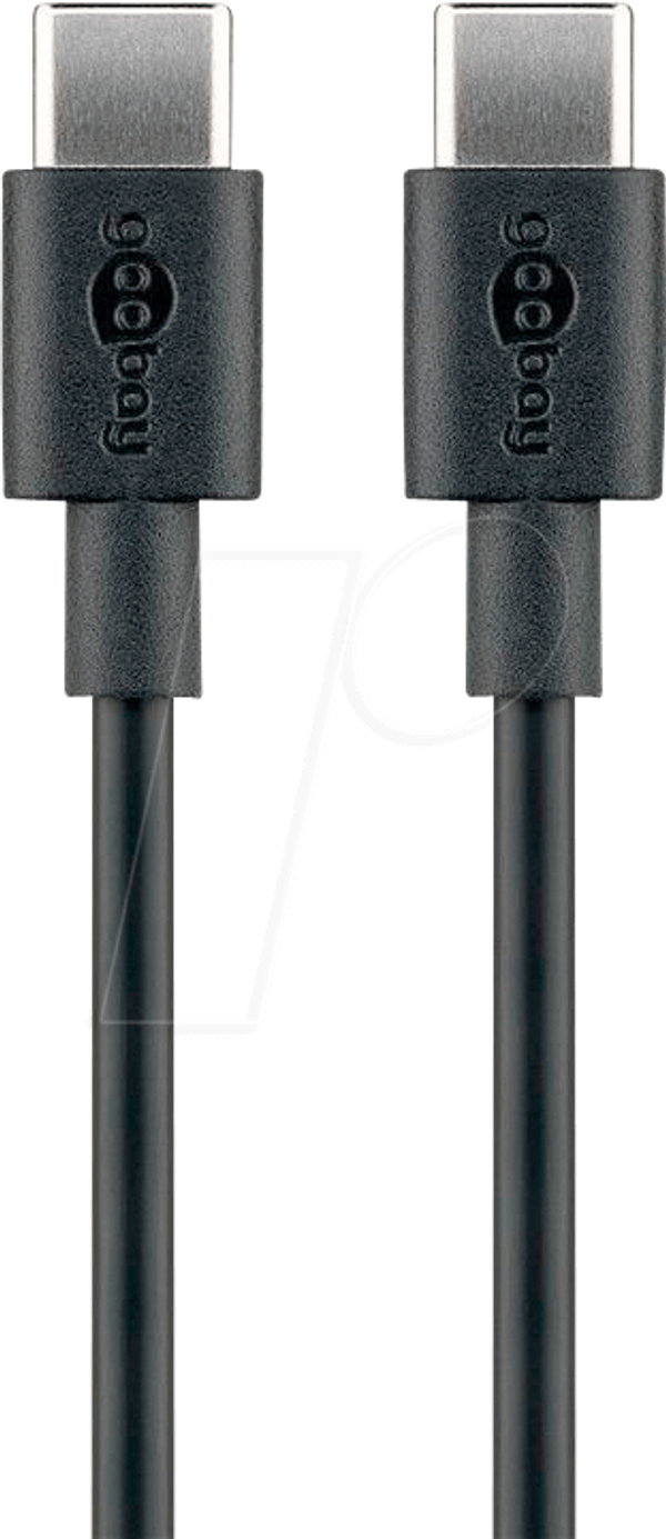 Кабель синхронізації та заряджання, USB-C™ -> USB-C™, 0,5 м, чорний