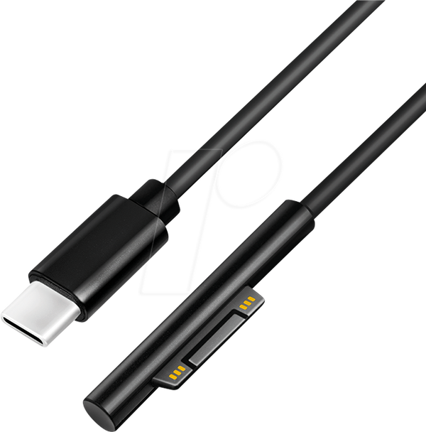 Зарядний кабель Syncand, роз'єм USB-C для Surface, 1,8 м
