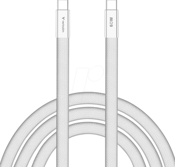 Sync- & Ладекабель, USB-C, 60 Вт, 1,2 м, білий
