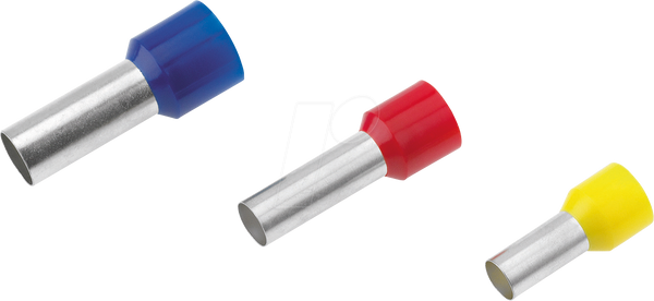 Aderendhülse isoliert 35,0 mm²/18 mm, verzinnt, rot, 50er Pack