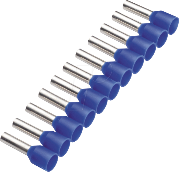 Aderendhülse Bandware 0,75mm²x8mm, синій Riegel 50Stk. , Фарбрейх