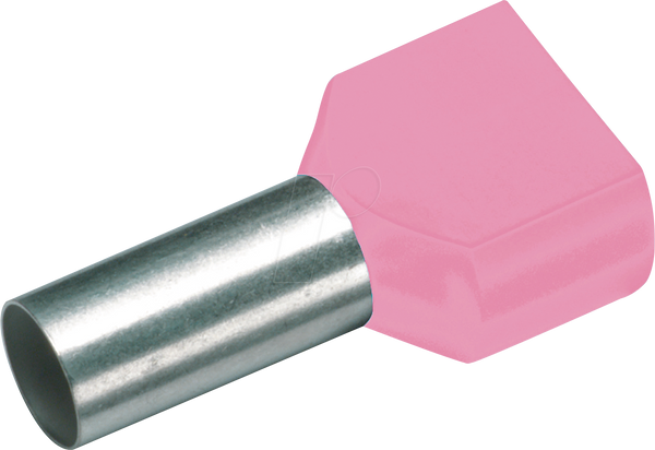 Twin-Aderendhülse ізольований 2x0,25 мм²/8 мм, фіолетовий, упаковка 100 шт.