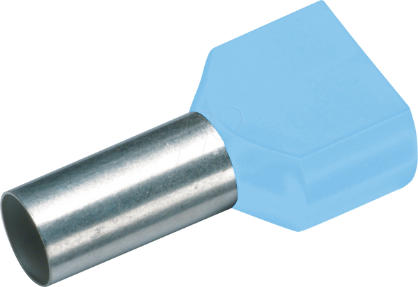 Twin-Aderendhülse ізольований 2x0,25 мм²/8 мм, чорний, 100 шт.