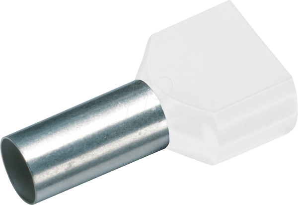 Twin-Aderendhülse ізольований 2x0,75 мм²/10 мм, товстий, упаковка 100 шт.