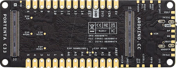 Arduino Pro Portenta C33, R7FA6M5BH2CBG