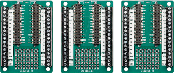 Arduino Shield - адаптер з нано-гвинтовими клемами,