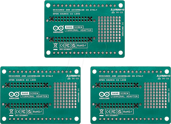 Arduino Shield - адаптер з нано-гвинтовими клемами,