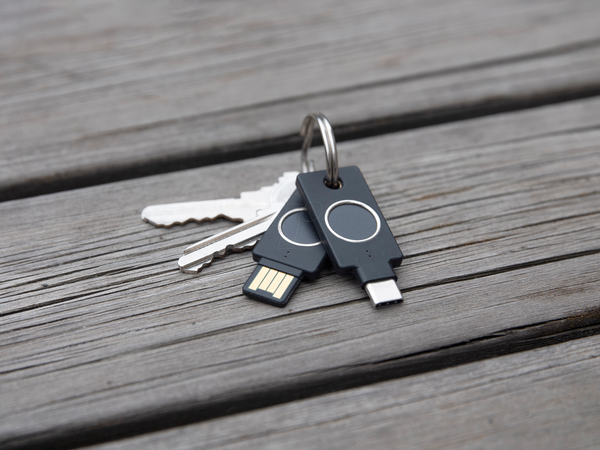 Ключ безопасности, USB-A, биометрический