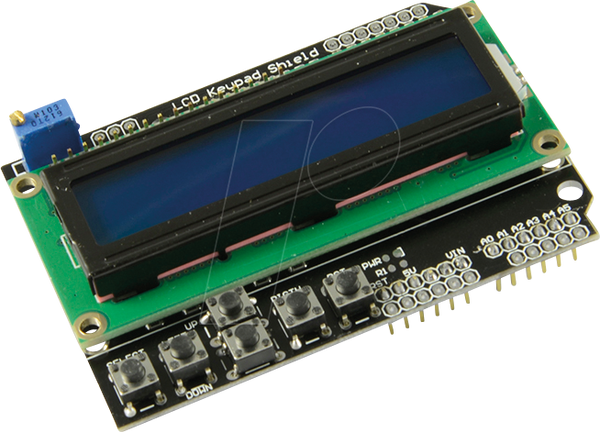 Arduino Shield - Комплект ЖК-дисплея, 16x2 синий/белый