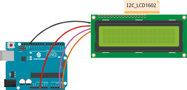 Arduino Shield - Комплект ЖК-дисплея, 16x2 синий/белый