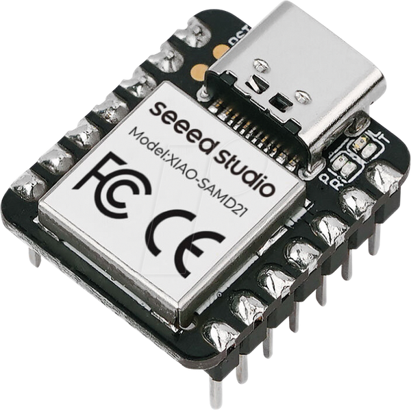 SEEED Xiao SAMD21, SAMD21 Cortex-M0+ 32 bit ARM, with header | Single ...