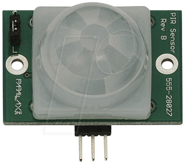 Pir Module Atlanta PARALLAX PIR sensor module, up to 10 m, 3 - 6 V | Photo diodes, etc. at ...