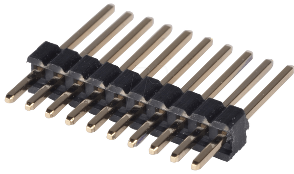 BINDER MPE GMBH 10-pin header, straight, pitch 1.27 | Pin headers at ...