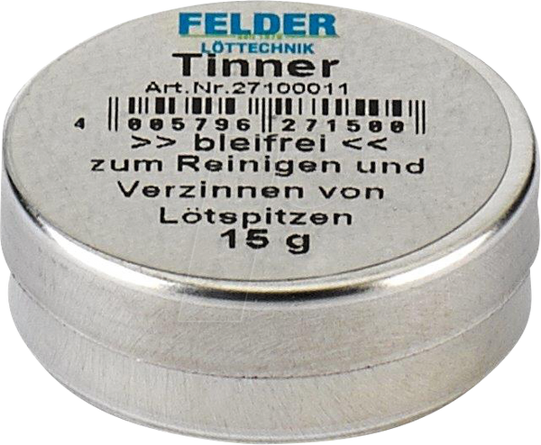 FELDER LÖTTECHNIK Tinner bleifrei 15 g | Flussmittel/Lötpasten günstig ...